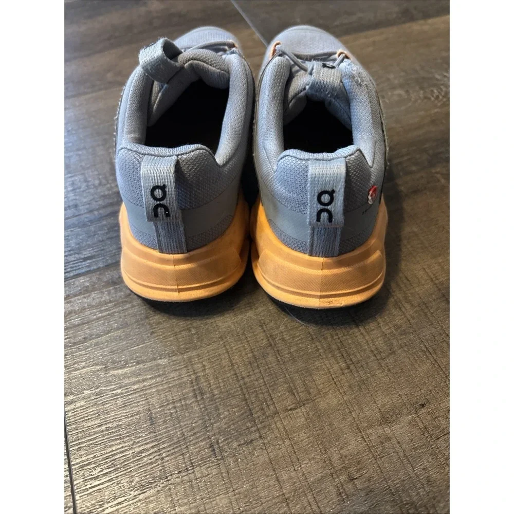 ON On Cloud Cloudswift Boys Shoes 13 Gray Orange Athletic - Picture 3 of 9